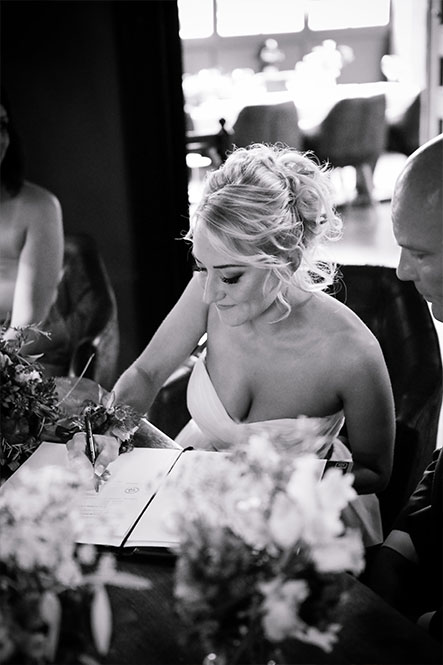 Ein besonderer Moment für die Braut